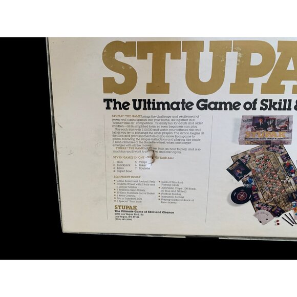 AUTOGRAPHED w PIC Bob Stupak's Las Vegas World Board Game Gazette Newspaper WSOP - Picture 14 of 14